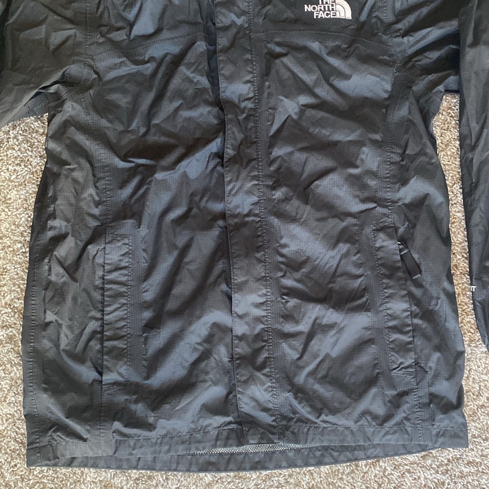 The North Face Black Hooded Big Boys Waterproof Rain Jacket, Boy’s L - Picture 3 of 16
